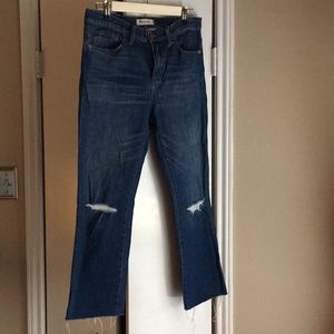 Madewell 10” High Riser Demi Boot Jeans